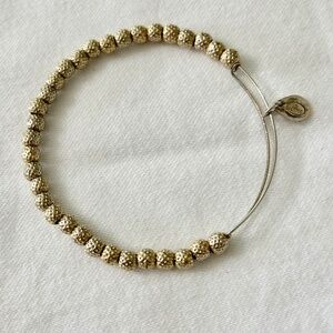 Alex and Ani Pavi Filigree Beaded Bangle Bracelet